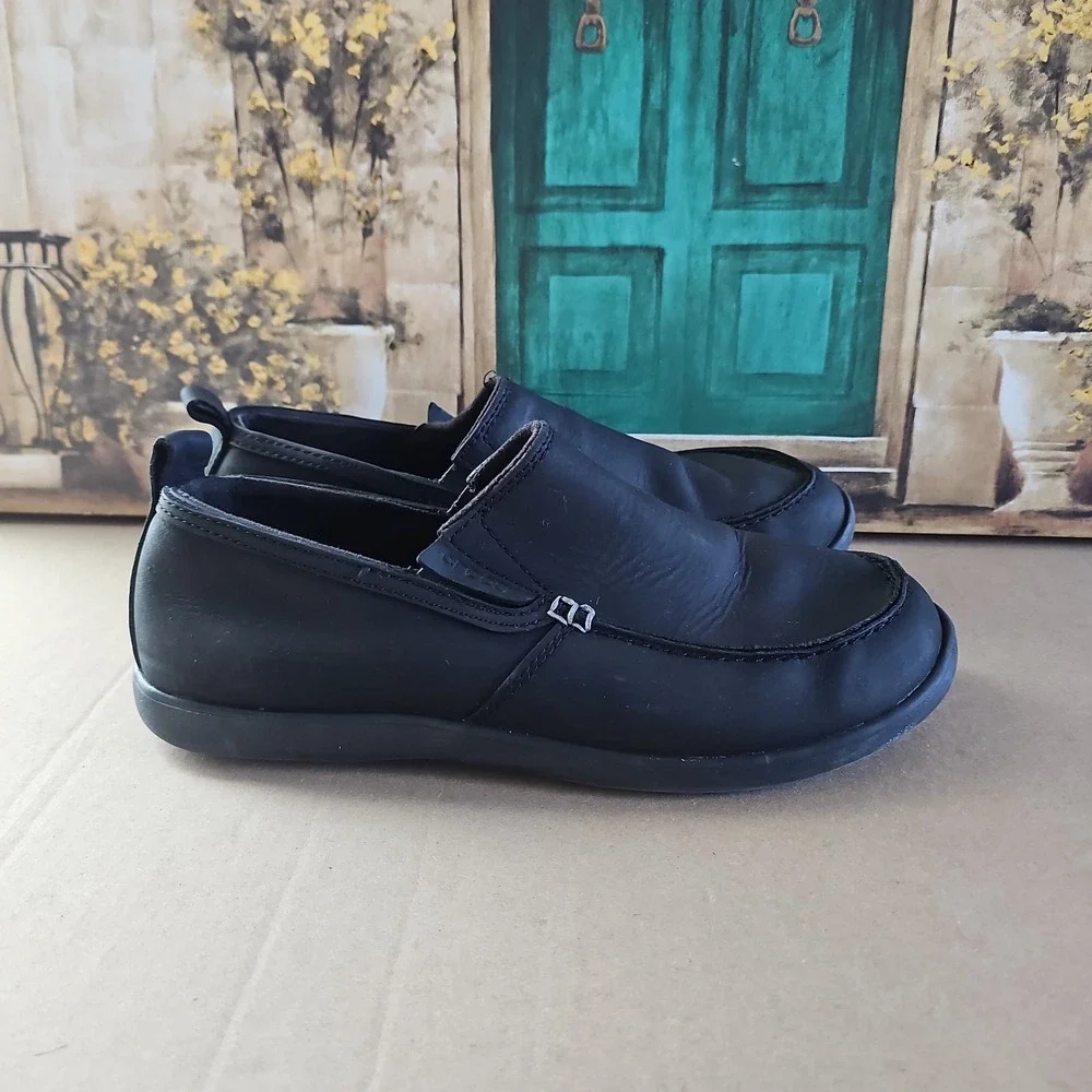 Mens CROCS Loafers Crocs Lock Slip On Work Shoes Black Size 11 Tummler